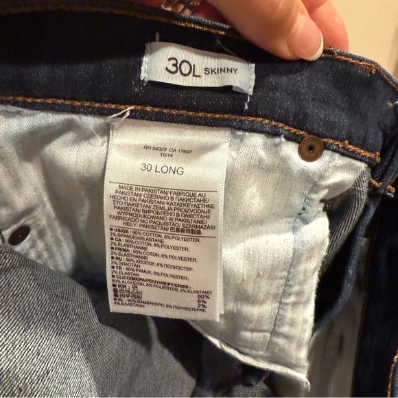 Banana Republic Skinny Jeans Distressed Size 30L - Picture 7 of 10